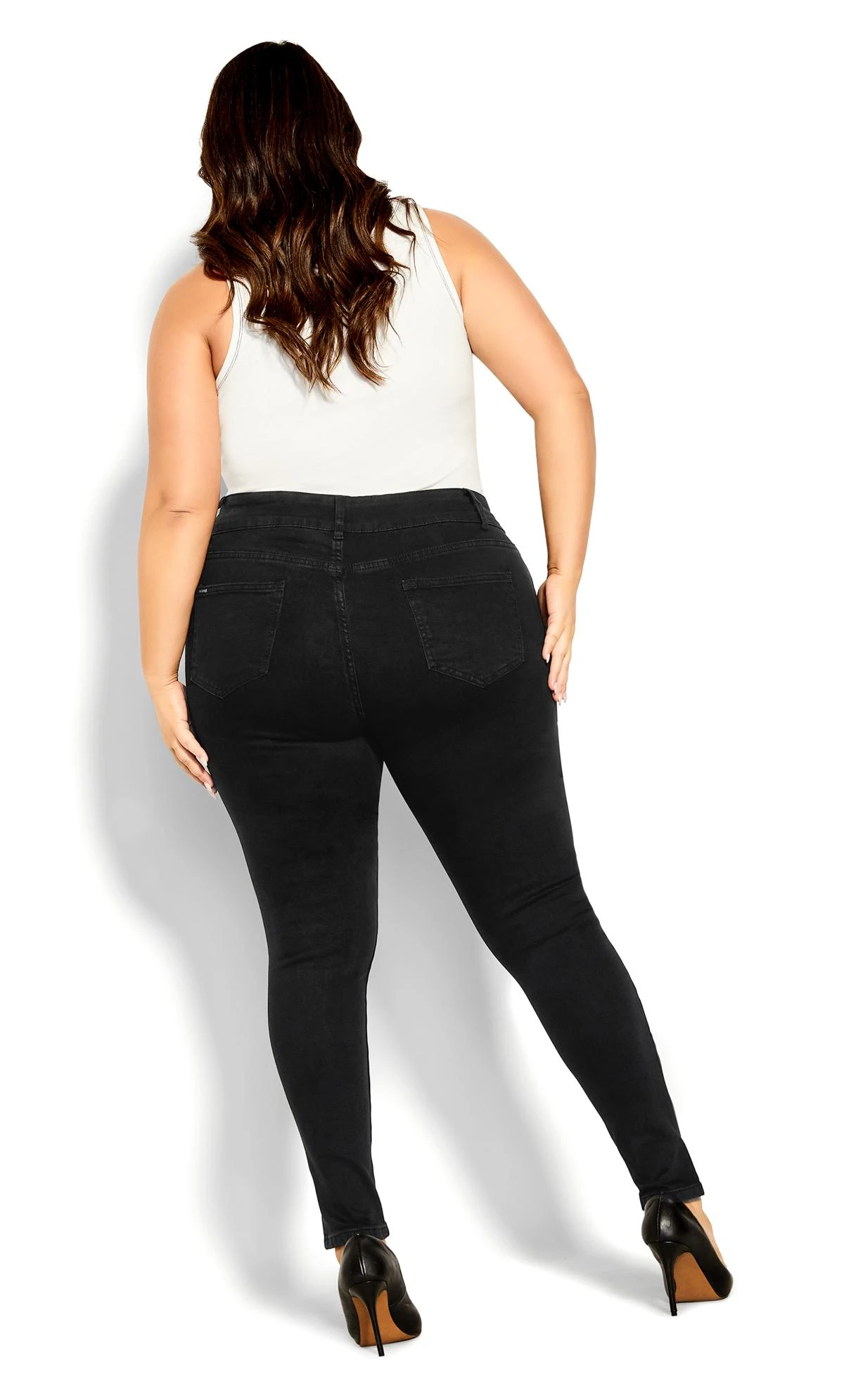 City Chic Black Asha Chloe Jean - Image 4