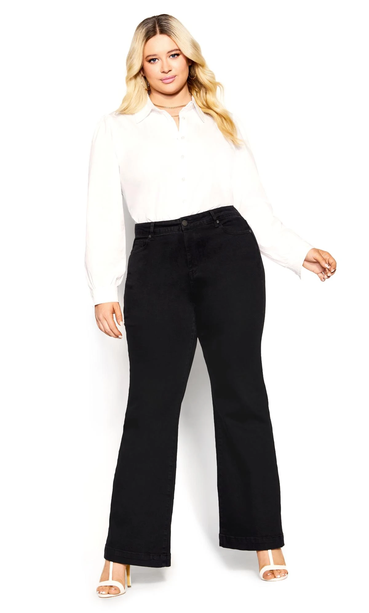 City Chic Black Harley Victoria Jean - Image 2