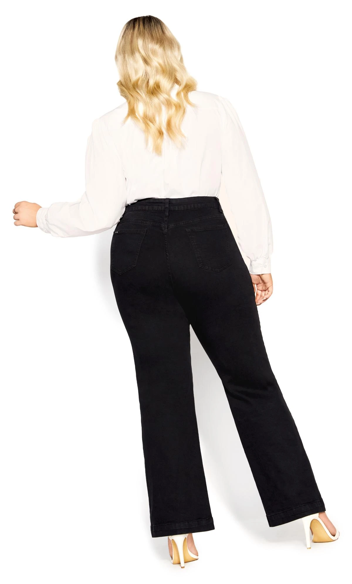 City Chic Black Harley Victoria Jean - Image 3