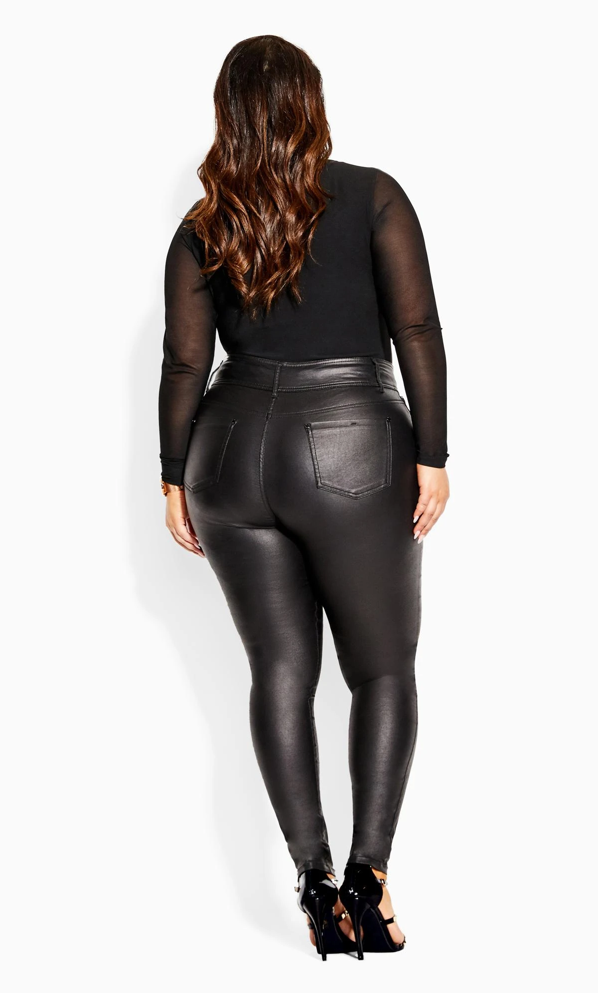 City Chic Black Skylar Short Skinny Jean - Image 2