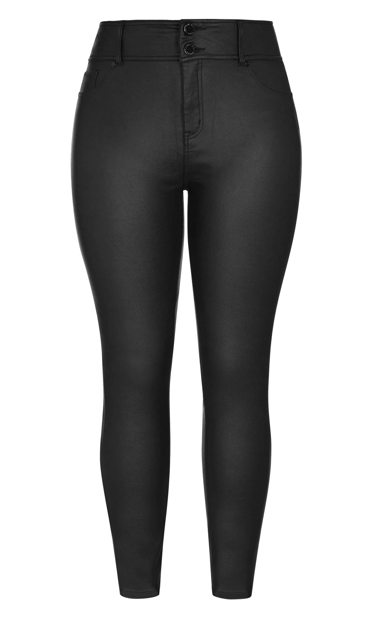 City Chic Black Skylar Short Skinny Jean - Image 3