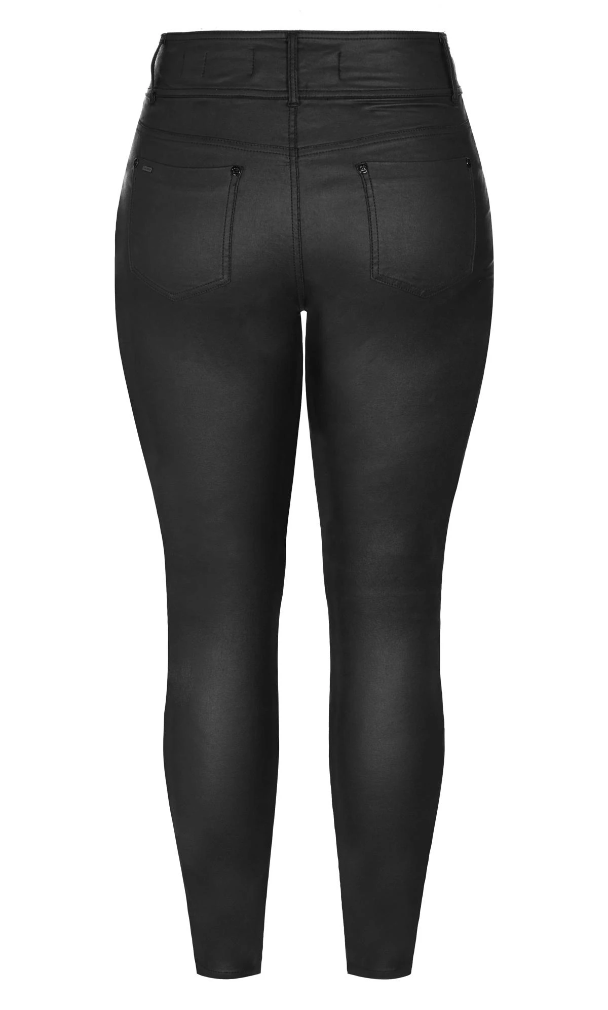 City Chic Black Skylar Short Skinny Jean - Image 4