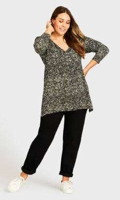 Avenue Black Girlfriend Stretch Jean Black