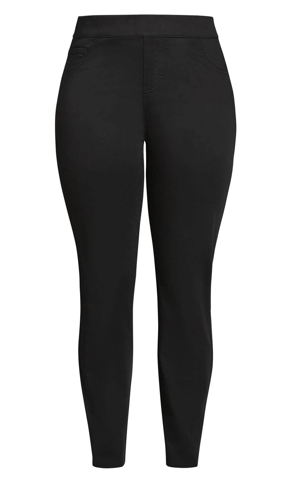 Avenue Black High Rise Jegging Black - Image 3