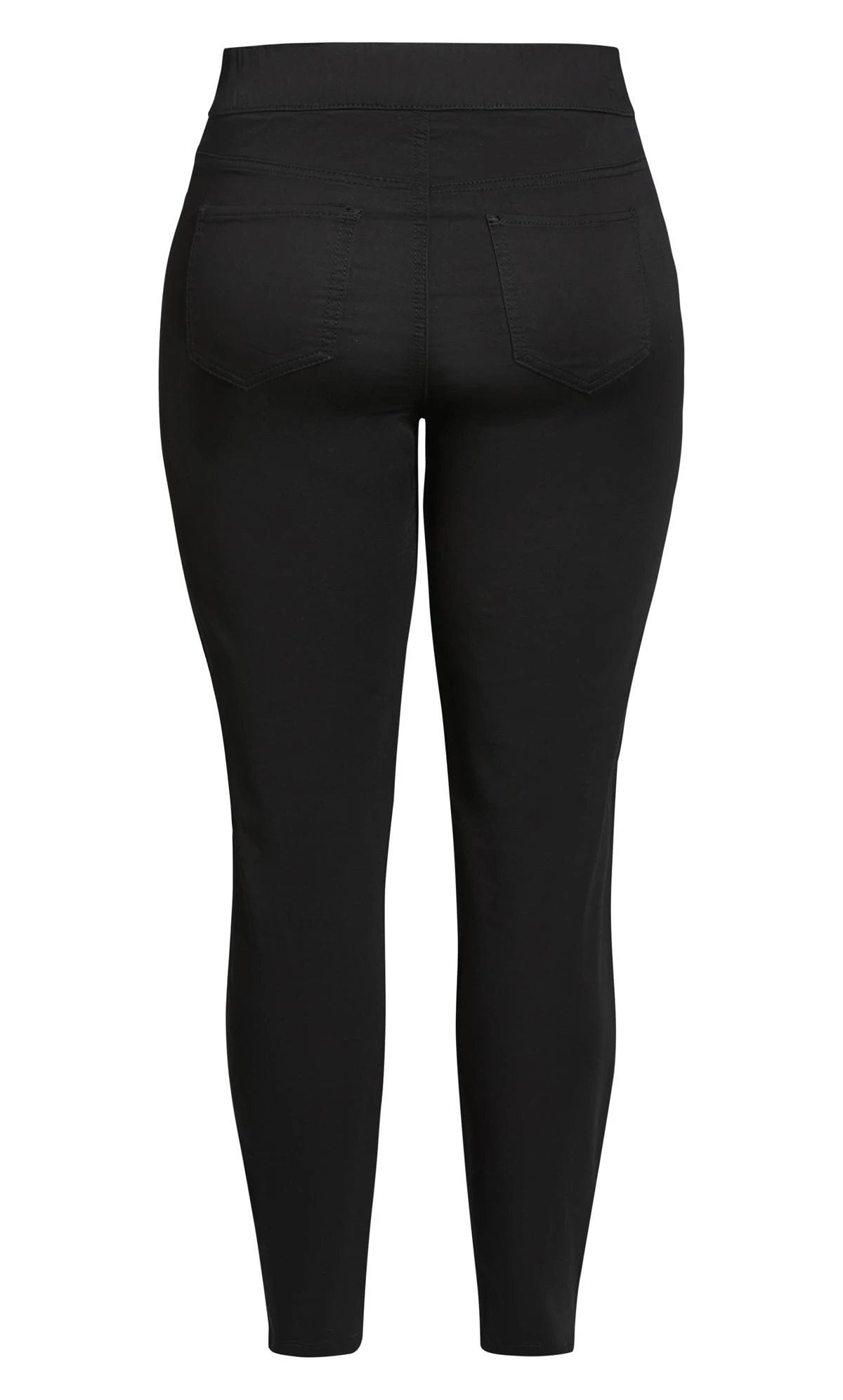 Avenue Black High Rise Jegging Black - Image 4