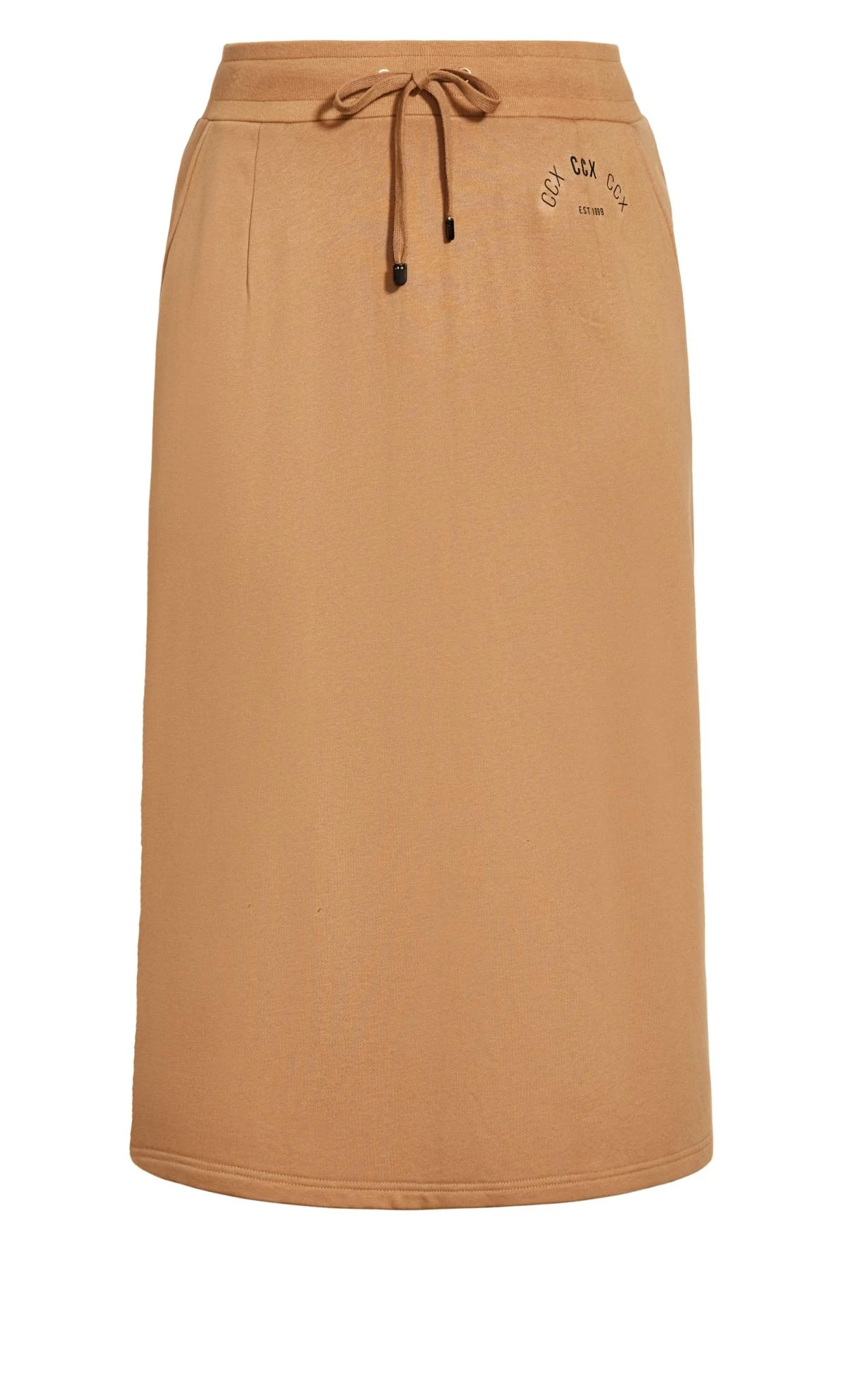 City Chic Brown Obsession Skirt - Image 2