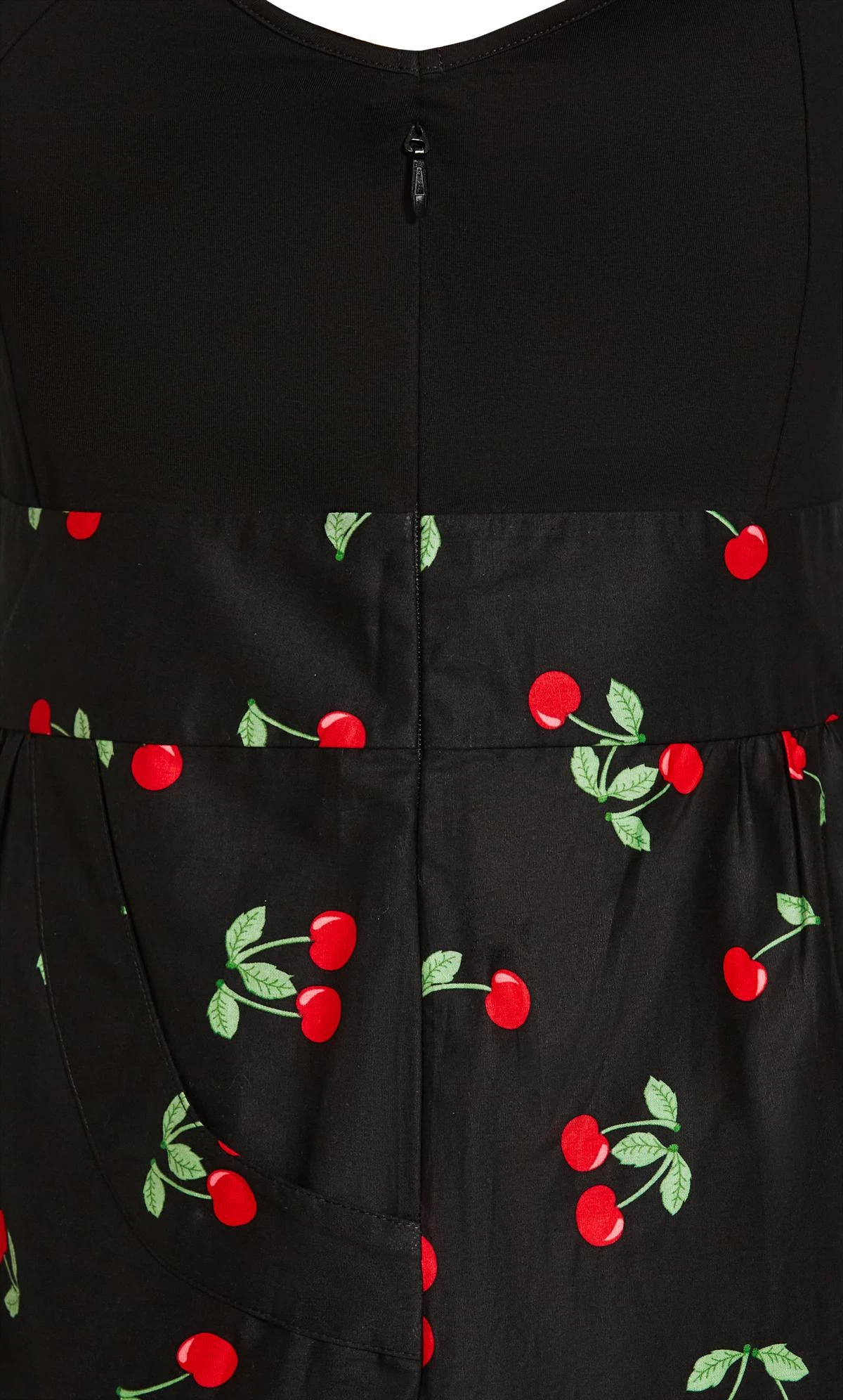 City Chic Black Cherry Print A-Line Skirt - Image 6