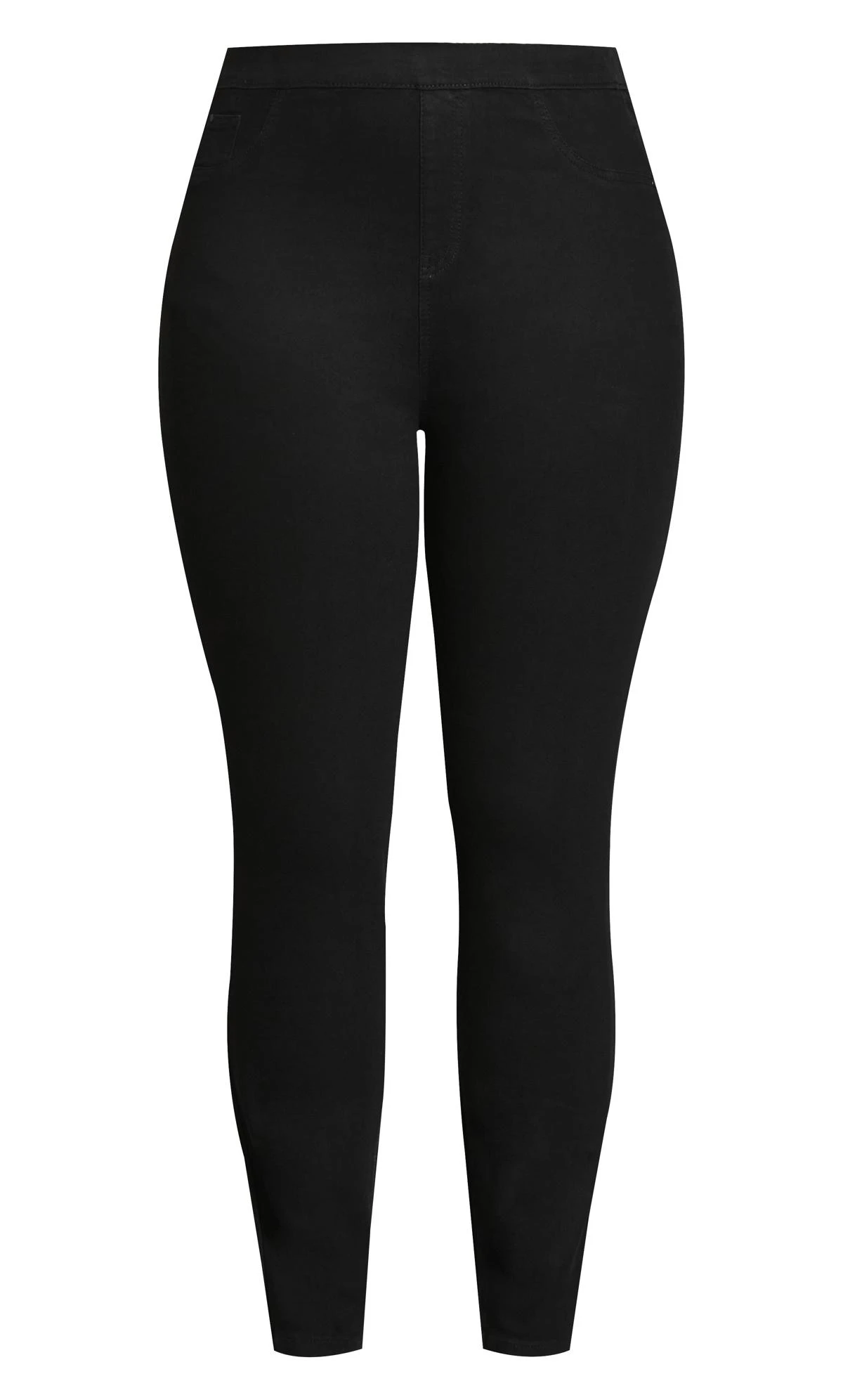 Evans Black Denim Jegging Black - Image 3