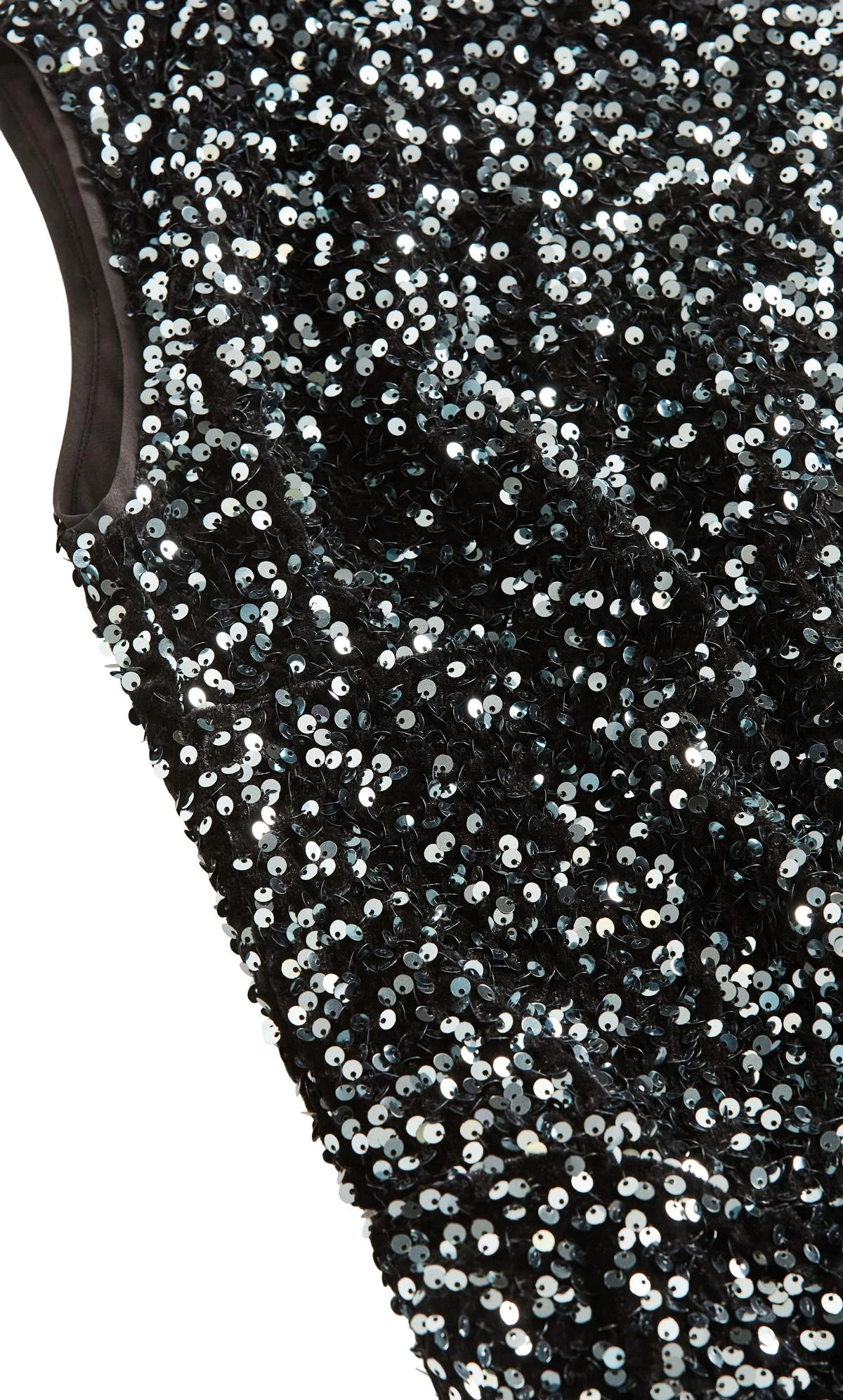 City Chic Black Sequin Shift Dress - Image 6