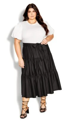 City Chic Black Maya Dress