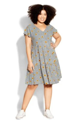 Avenue Loralette Black Unwind Tier Dress