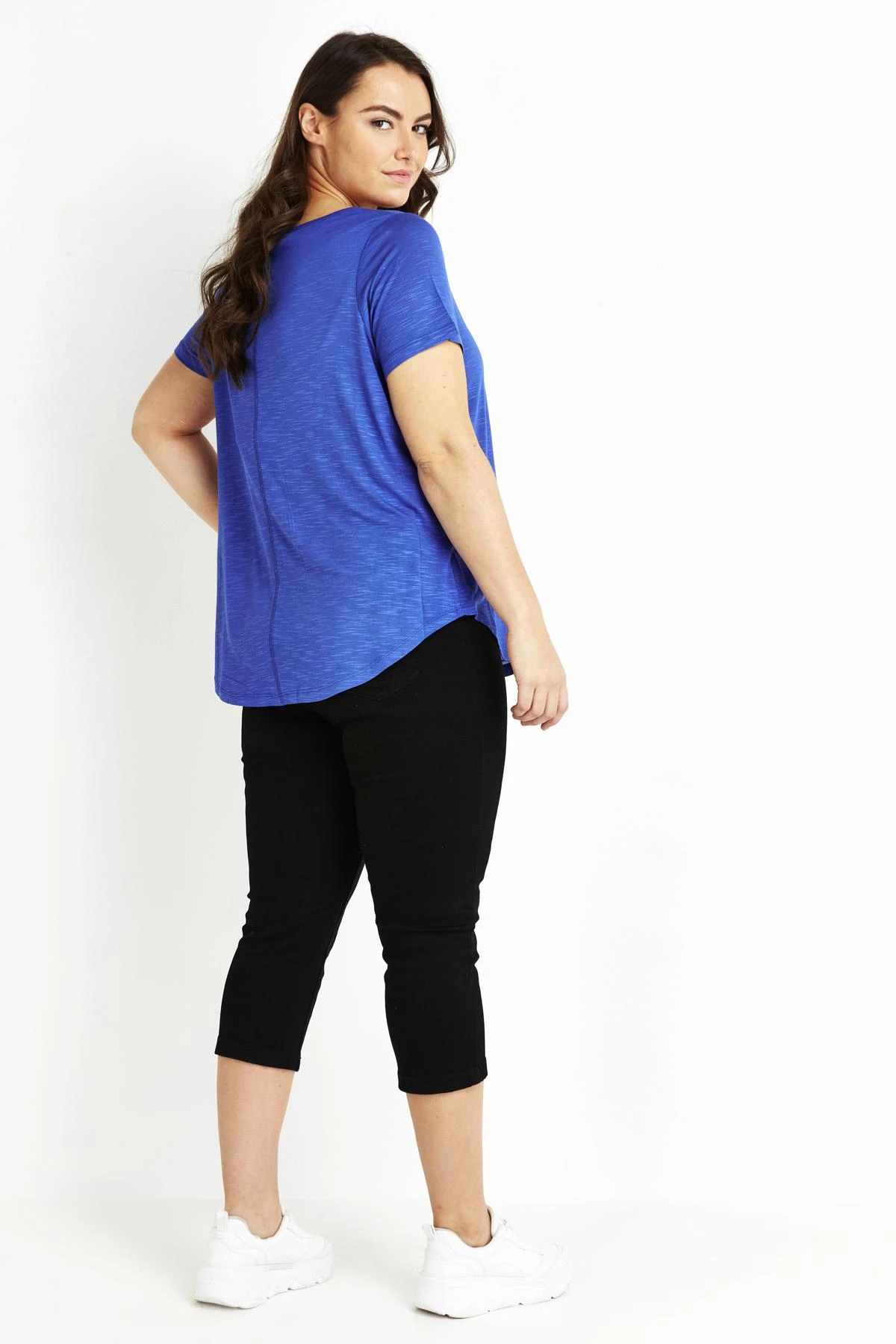 Evans Black Cropped Skinny Jeans - Image 3