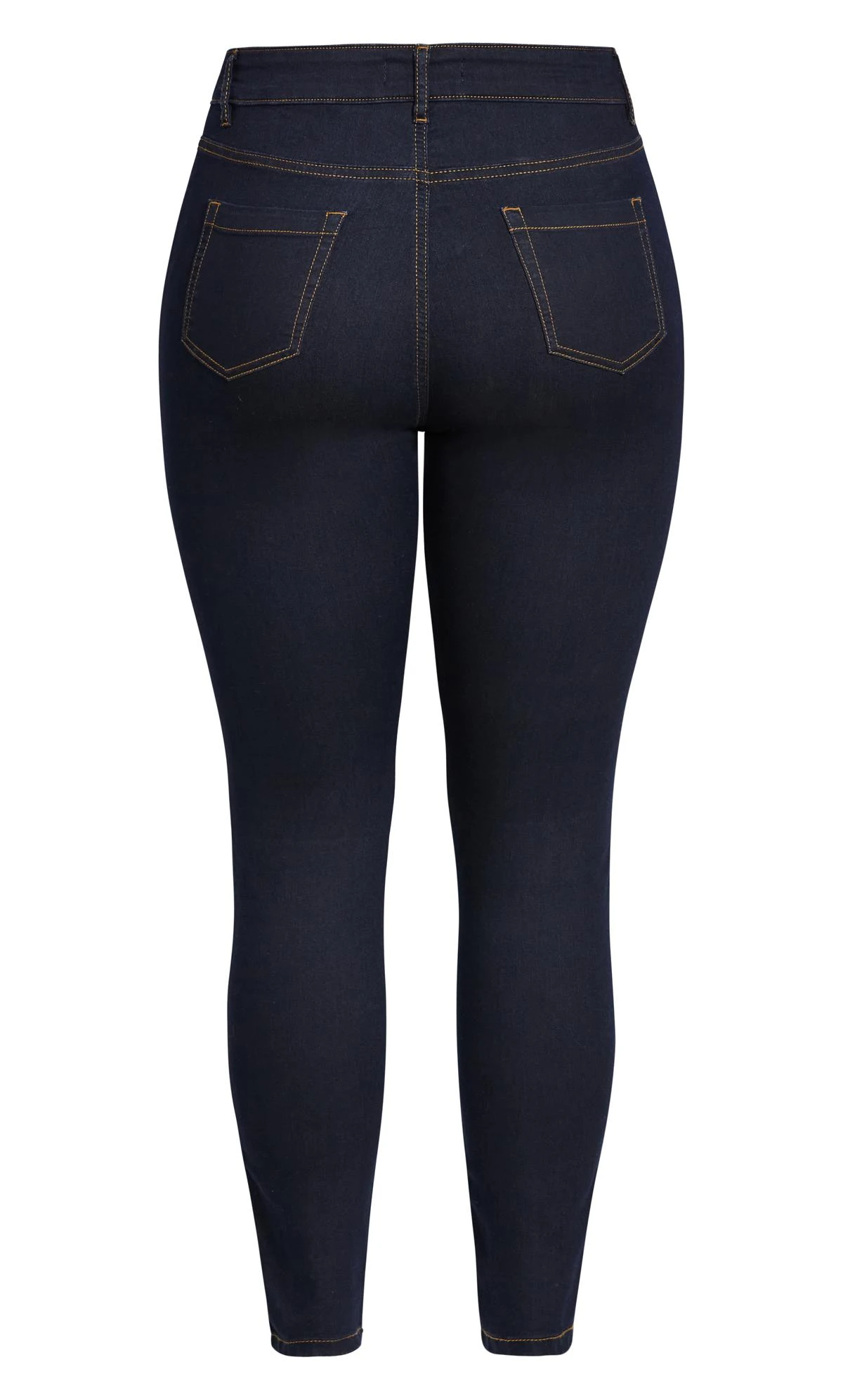 Evans Denim Curve Fit Dark Blue Skinny Jeans - Image 4