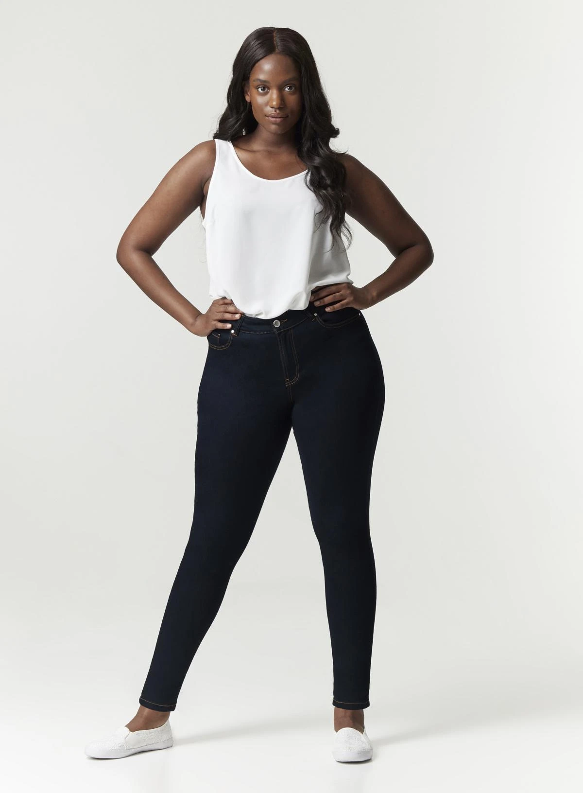 Evans Purple Skinny Jean Indigo - Image 2