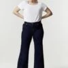 Evans Indigo Blue Wide Leg Jeans - Petite