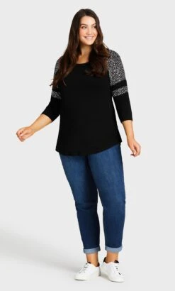 Evans Blue Mid Wash Stretch Girlfriend Tall Jeans