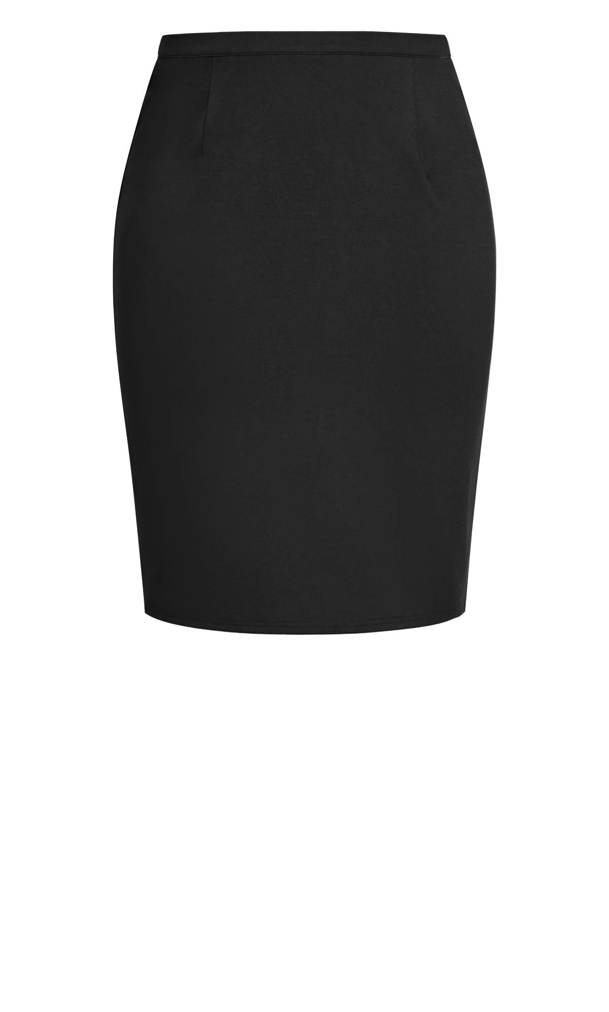 City Chic Black Midi Tube Skirt - Image 3