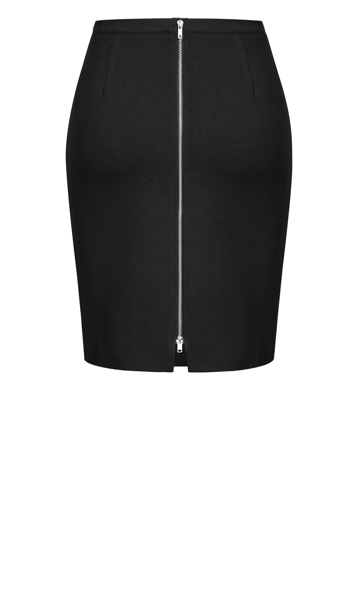 City Chic Black Midi Tube Skirt - Image 4